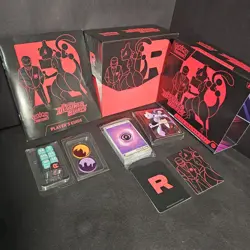 Pokemon Destined Rivals ETB Accessories Lot Box Sleeves Energy No Packs - Image 1