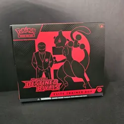 Pokemon Destined Rivals ETB Accessories Lot Box Sleeves Energy No Packs - Image 2