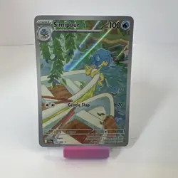 Pokemon TCG Simipour 102/086 Sv: Black Bolt Illustration Rare Near Mint - Image 1