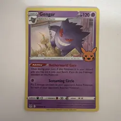 Gengar 66/196 Trick Or Trade Stamp 2023 - NM - Holo Rare - Pokemon TCG - Image 1
