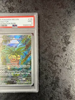 2025 POKEMON MEGA EVOLUTION EN EXEGGUTOR ILLUSTRATION RARE #135 MINT 💎 PSA 9 - Image 2