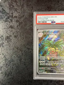 2025 POKEMON MEGA EVOLUTION EN EXEGGUTOR ILLUSTRATION RARE #135 MINT 💎 PSA 9 - Image 3