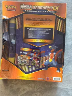 New Damaged Box Pokemon MEGA Garchomp EX Premium Collection FREE Shipping! - Image 2