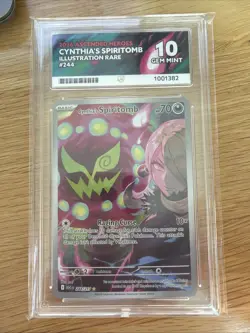 Cynthias Spiritomb 244/217 ACE 10 Ascended Heroes Illustration Rare Pokemon TCG - Image 1