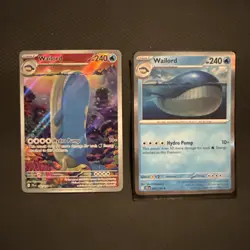 Pokemon Wailord 162/159 Journey Together Full Art Holo And 041/159 - Image 1