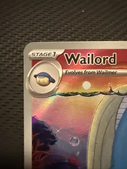 Pokemon Wailord 162/159 Journey Together Full Art Holo And 041/159 - Image 3