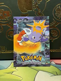 1999 Topps Pokemon the First Movie Wartortle Stage 2 Blue Logo E8 Non Holo NM - Image 1