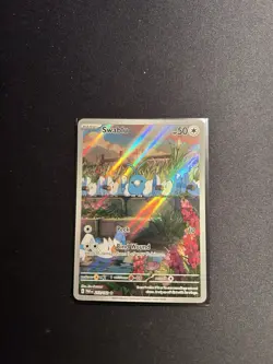 Pokemon Swablu 213/182 Paradox Rift Illustration Rare Near Mint NM - Image 1