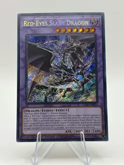 Red-Eyes Slash Dragon Secret Rare NM LDS1-EN014 Yugioh - Image 1