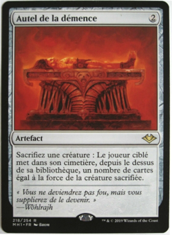 mtg magic altar of dementia FRENCH vf fr autel de demence modern horizons - Image 1