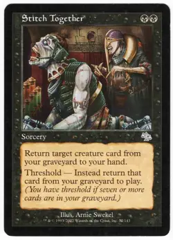 Stitch Together 2002 Judgment Black Uncommon Sorcery MTG SP - NM AZ1 - Image 1