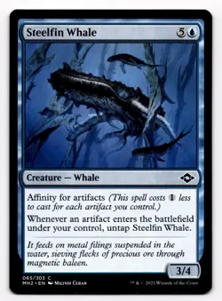 MTG Modern Horizons 2 Steelfin Whale 65/303 - Image 1