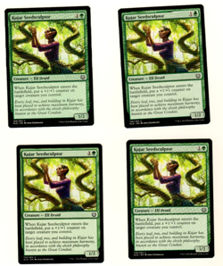 Set Of 4 Kujar Seedsculptor #159/264 Kaladesh MTG Magic The Gathering Card - Image 1