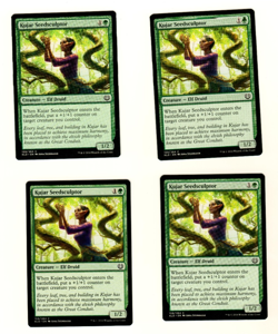 Set Of 4 Kujar Seedsculptor #159/264 Kaladesh MTG Magic The Gathering Card - Image 3