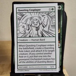 Questing Cosplayer x1 1x Mystery Booster 2 Test Card NM MTG - Image 1