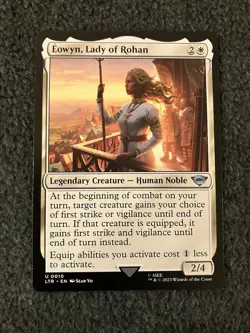 Magic The Gathering MTG - Eowyn, Lady of Rohan - UB LTR - Image 1