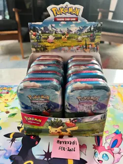 Pokemon Ascended Heroes Mini Tins Display Box of 10 Case New Sealed - Image 1