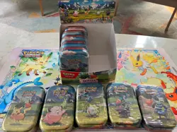 Pokemon Ascended Heroes Mini Tins Display Box of 10 Case New Sealed - Image 2