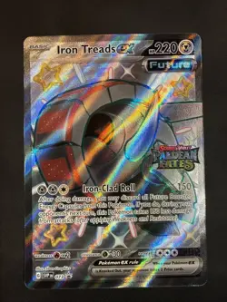 Pokemon Iron Treads Ex 073 Paldean Fates Stamped Promo Holo - Image 1
