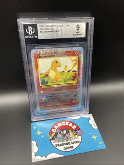 Pokemon Charmander Legendary Collection Reverse Holo Rare 2002 70/110 BGS Mint 9 - Image 3