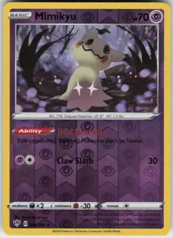Mimikyu 081/189 Rare Darkness Ablaze Pokemon Reverse Holo Near Mint - Image 1
