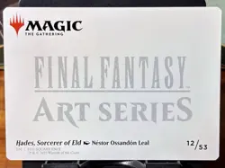 Hades, Sorcerer of Eld - Art Card - MTG - Final Fantasy - AAFIN - 12/53 ~ NM - Image 4