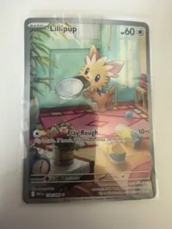 Lillipup - 154/086 - SV: White Flare (WHT) Pokemon TCG Illustration Rare - Image 1