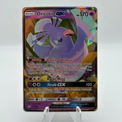Oricorio GX Ultra Rare Pokemon Sun and Moon Cosmic Eclipse 95/236 NM - Image 1
