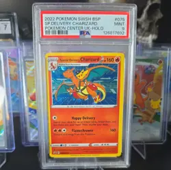 Pokemon TCG Special Delivery Charizard Holo Black Star Promo SWSH075 PSA 9! - Image 1