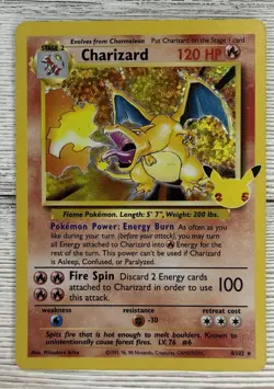 Pokemon TCG Celebrations 4/102 Charizard Holo Rare - Image 1