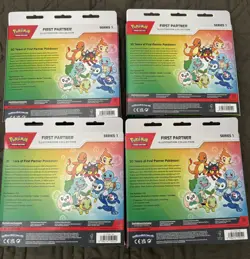 *Lot of 4* Pokemon TCG First Partner Illustration Collection Series 1 New Sealed - Image 2