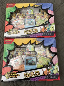 *Lot of 2* Pokemon Ascended Heroes First Partners Deluxe Pin Collection - Image 1