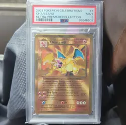 Pokemon Charizard Celebrations Ultra-Premium Collection PSA 9 Promo #4 Foil - Image 1