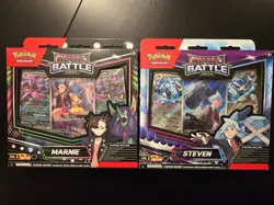 Pokemon TCG Rival Battle Deck Steven & Marnie - 2 Pack Bundle, New - Image 1