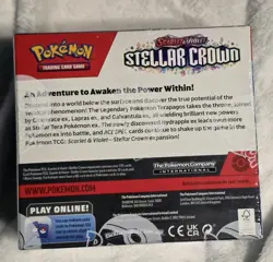 Pokemon TCG Scarlet & Violet - Stellar Crown - Booster Box NEW SEALED - Image 3