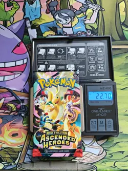 🎊HEAVY! 22.70g 🌟🌟🌟Pokemon TCG Ascended Heroes🌟🌟Booster Pack (SEALED)🍀 - Image 1