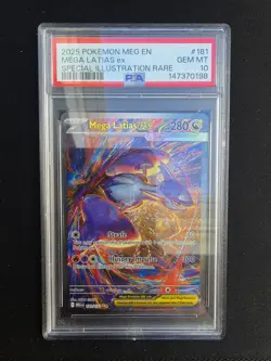 PSA 10 GEM MINT - Pokemon TCG Mega Latias EX Sir 181/132 Mega Evolutions - Image 1