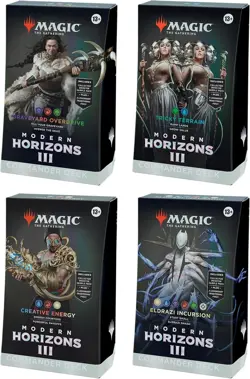 Magic the Gathering MtG Modern Horizons III (3) Set of 4 Commander Decks - Image 1