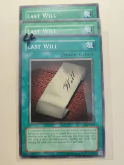 3x Last Will SDY-039 Common Unlimited LP - Image 1