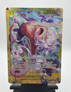 Monkey.D.Luffy EB04-061 SEC Adventures On Kami’s Island One Piece English Gold - Image 1