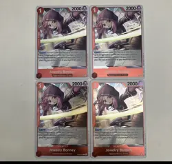 Jewelry Bonney EB04-002 R - OP15 ENGLISH One Piece PLAYSET x4 - Image 1