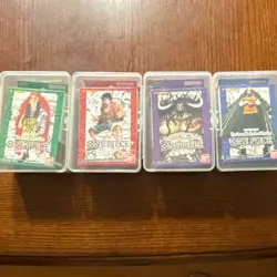 One Piece 1st Edition Super Pre-Release Complete Deck ST01-04 (SEALED) - Image 1