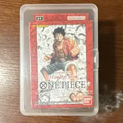 One Piece 1st Edition Super Pre-Release Complete Deck ST01-04 (SEALED) - Image 2