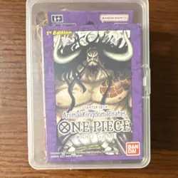 One Piece 1st Edition Super Pre-Release Complete Deck ST01-04 (SEALED) - Image 5