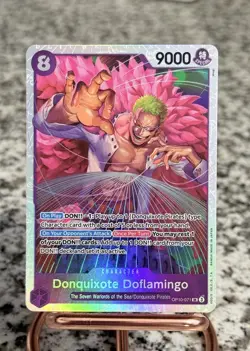 Donquixote Doflamingo SR OP10-071 Royal Blood One Piece CCG English Foil - Image 1