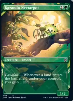 Kazandu Nectarpot (Showcase) -Foil Near Mint MTG Zendikar Rising - Image 1