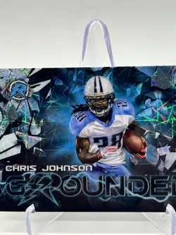 2023 Topps Composite Chris Johnson Grounded Laser #RG-24 Tennessee Titans - Image 2