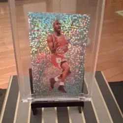 Michael Jordan 1992-93 Panini Sticker #102 Disco HOLO Foil Bulls NICE!!!🔥🔥🔥🔥 - Image 1