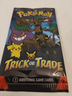 Pokemon Cards / 5 Booster Packs - 2024 Trick or Trade- New / Unopened - Image 3