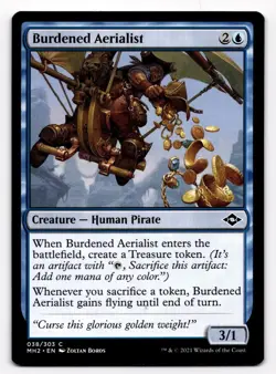 MTG Modern Horizons 2 Burdened Aerialist 38/303 Magic the Gathering - Image 1